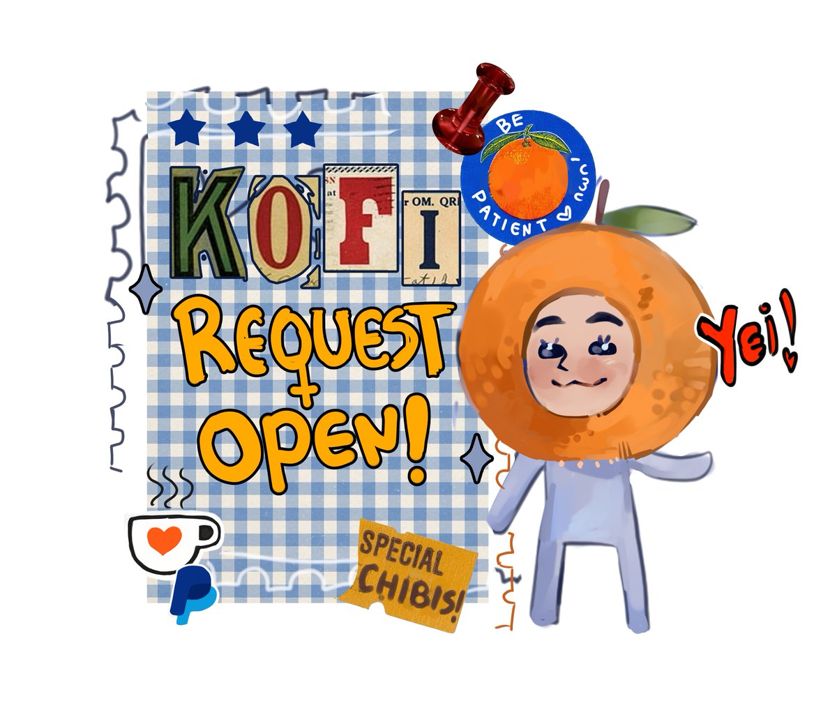 Cj_KhalifP's tweet photo. KO-FI REQUESTS OPEN ! <3 https://t.co/jgQWA32kw9
