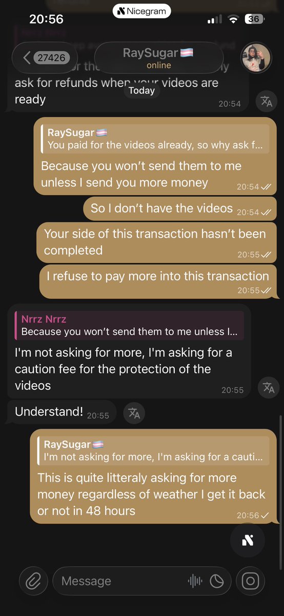 chronicaddicted's tweet photo. @fhoodfhood40 Scammer https://t.co/CoHI6etAAx
