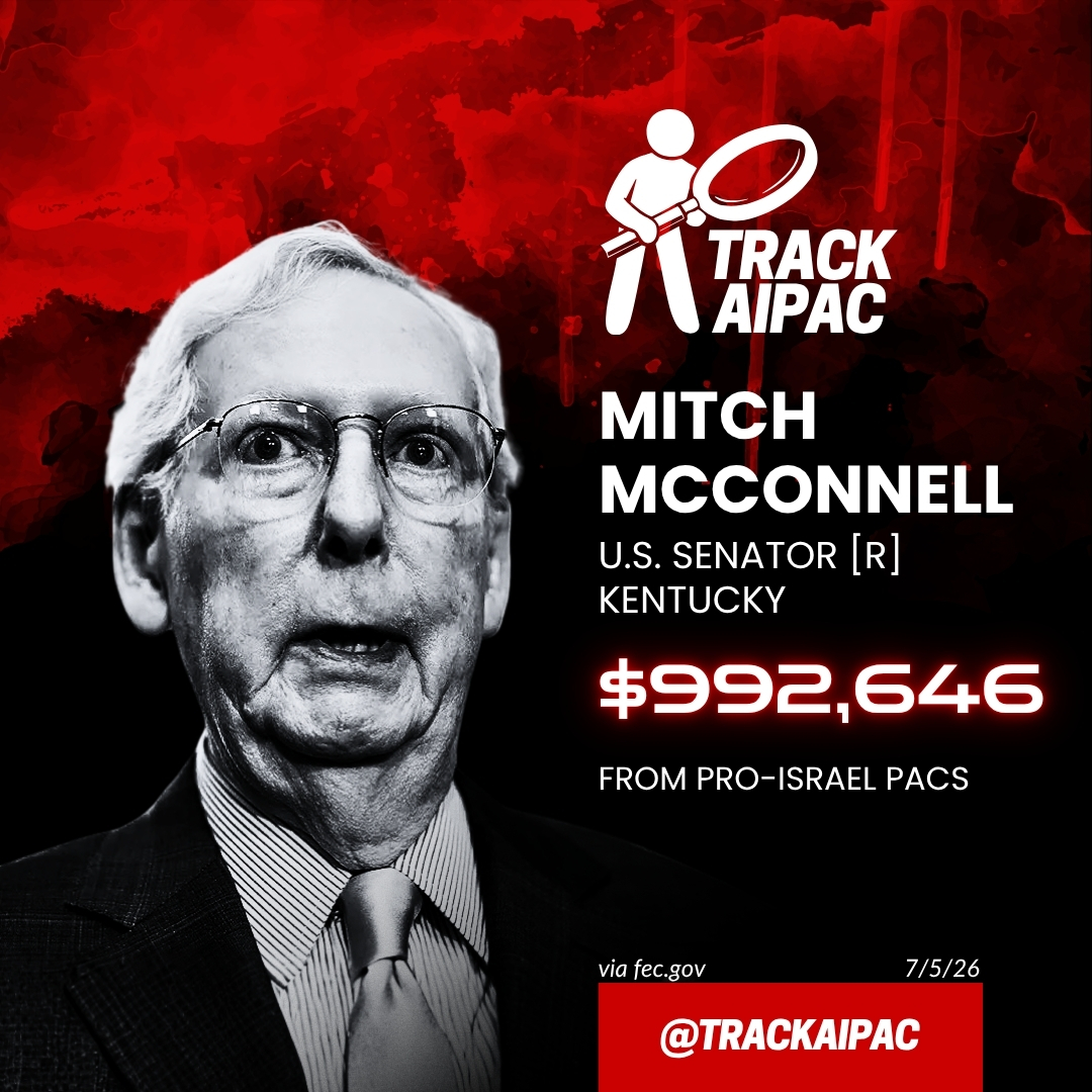 TrackAIPAC's tweet photo. Where's Mitch? https://t.co/hrkfr3fLyT