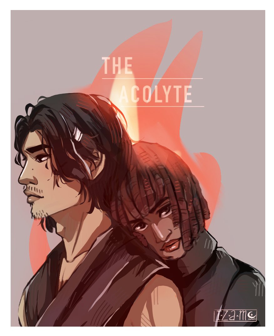 izam_w's tweet photo. My Babies 💜 saw an Edit and had to draw them, been quite some time. They need to come back to me #oshamir #starwars #theacolyte #fanart #osha #qimir #thestranger #enemiestolovers #etl #procreate https://t.co/Eq24xGmpu8