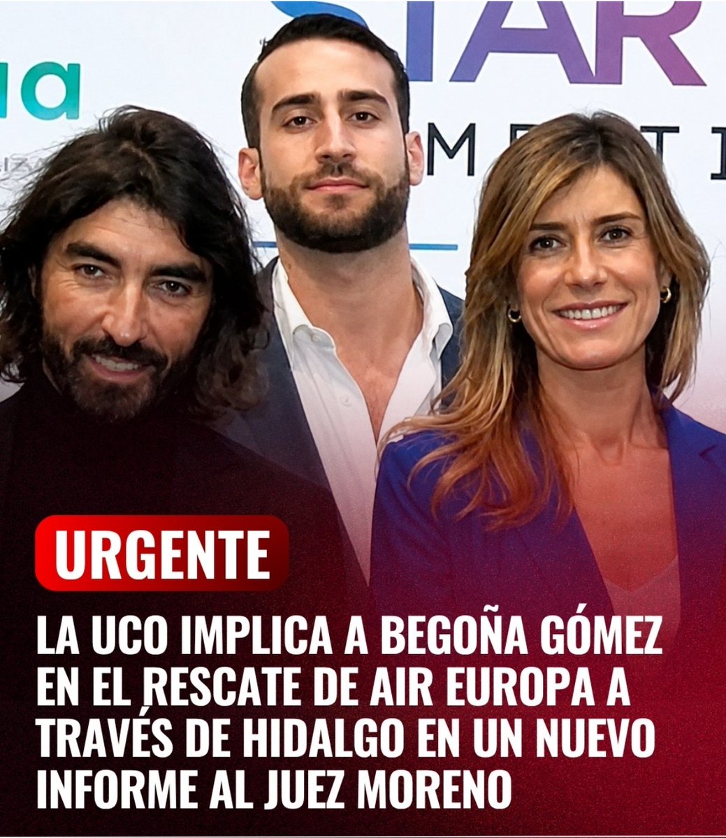jusapolmadrid's tweet photo. 🚨 La UCO implica a Begoña Gómez en el rescate de Air Europa a través de Hidalgo en un informe remitido al juez de la Audiencia Naciona, Ismael Moreno.

 #UCO #CORUPCION #BegañaLaDelUNO https://t.co/3YAq2MEFOi