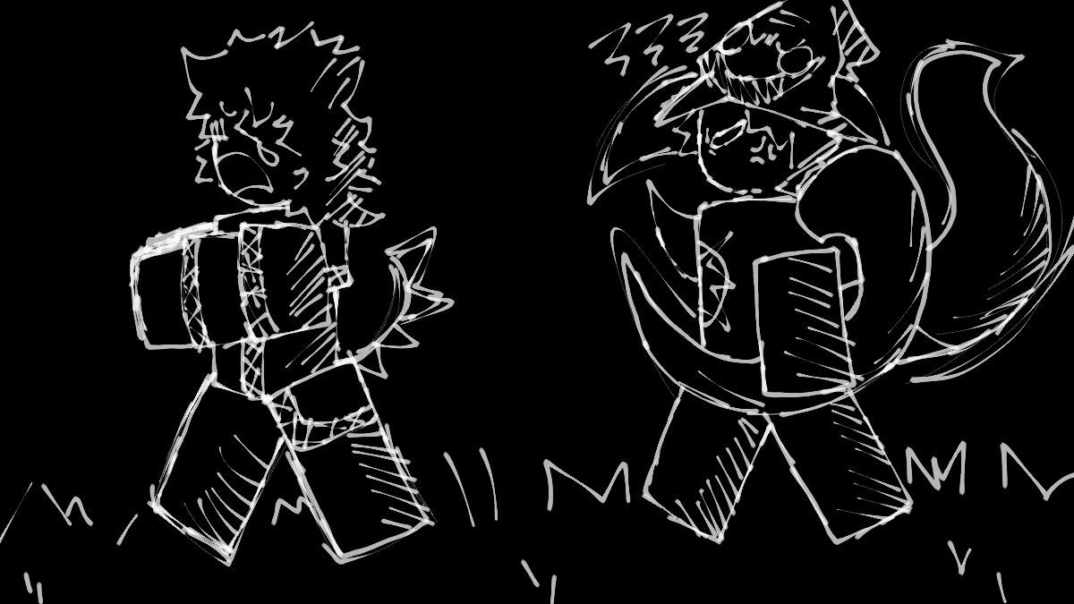Ashton_Rabbit's tweet photo. This is my submission^^ 
Discord: avidartist.
Roblox: wolfslover2013
#ForsakenLoadingContest https://t.co/dYH1TrJNRx