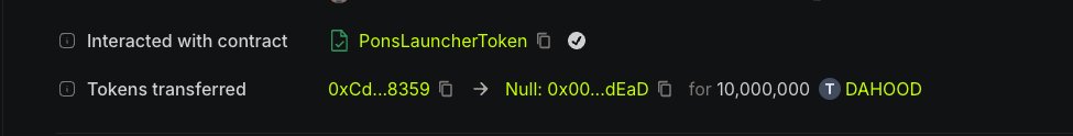 daHoodfun's tweet photo. 10,000,000 $DAHOOD burned. again. 🔥

total wiped out: 112,000,000 — 11% of the entire supply, gone forever. https://t.co/4vLUxiJKUq