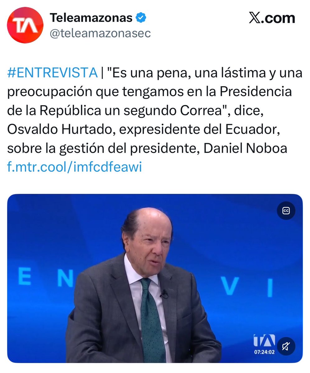 GPalaciosC's tweet photo. Como puede ser que @teleamazonasec ponga en el aire a este individuo tirado de intelectual, flematico, egolatra y torpe a dar opinión. Hasta el presentador se sorprendió de las absurdas, obsoletas y fuera de lugar que ya no puede concatenar ideas. Otro reciclado del correismo https://t.co/oEJQWlqHbo