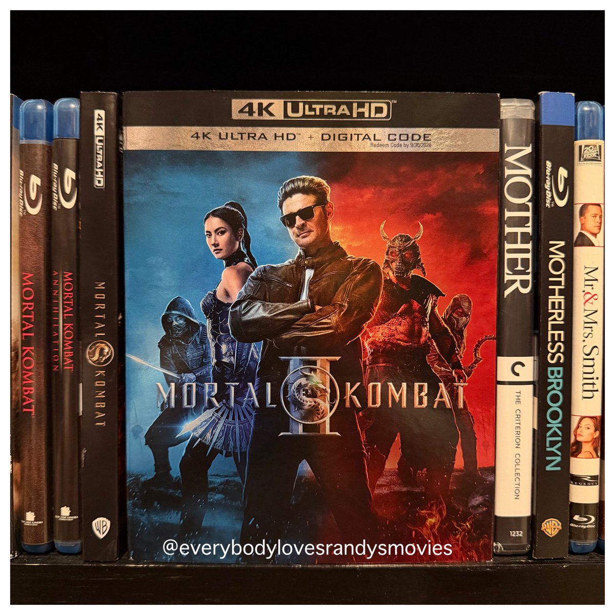 RandysMovies's tweet photo. Movie: #MortalKombatII (2026)

Starring: #KarlUrban #AdelineRudolph #JessicaMcNamee #JoshLawson #LudiLin #MehcadBrooks #TatiGabrielle #LewisTan #DamonHerriman #ChinHan #TadanobuAsano #HiroyukiSanada #MartynFord #DesmondChiam #AnaThuNguyen #MaxHuang #JoeTaslim

Directed By: #SimonMcQuaid 

#FilmTwitter
#4kBluRay 
#MovieNerd 
#MovieCollector
#4kBluRayCollection 
#MovieCollection 
#MovieBuff
#MortalKombat
#PhysicalMedia 🕶️