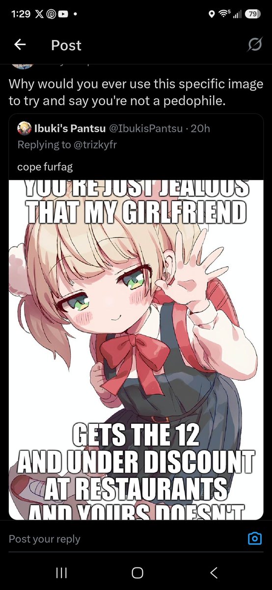 kornballah's tweet photo. @Sirikamiloli "Lolicons aren't pedos!!"
Lolicons: https://t.co/ArLKejqheT