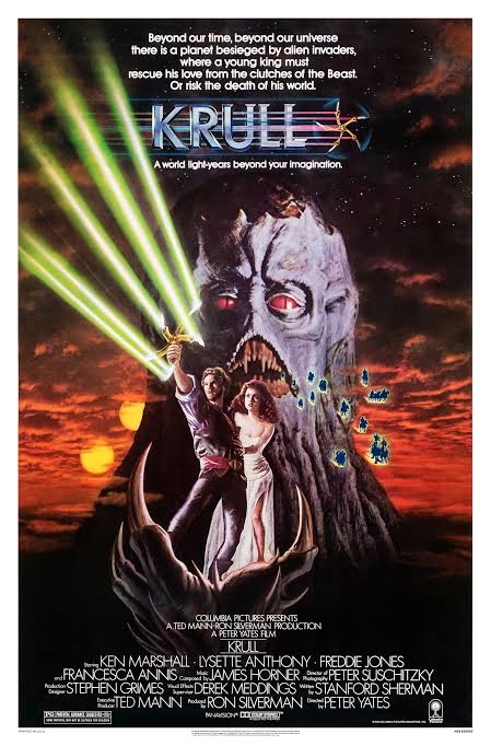 landofthe80s's tweet photo. The sci-fi fantasy epic "Krull" starring Ken Marshall, Lysette Anthony, and Liam Neeson opened in theatres today in 1983. 

BITE-SIZED FACT | The film featured one of Liam Neeson's earliest feature-film roles, years before he became an international action star. https://t.co/f6kfKFvntP