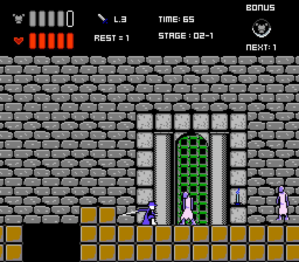 ZeroDev_Games's tweet photo. Over the last week, Killian and I threw together another #GMTK26 Game Jam game: Count Knight!

Play as Dracula's head knight, D, and vanquish the evil vampire hunter Van Helsing!
D's strength is constantly being weakened over time, so you must act fast!
#MadewithGodot https://t.co/Off0zKYflk