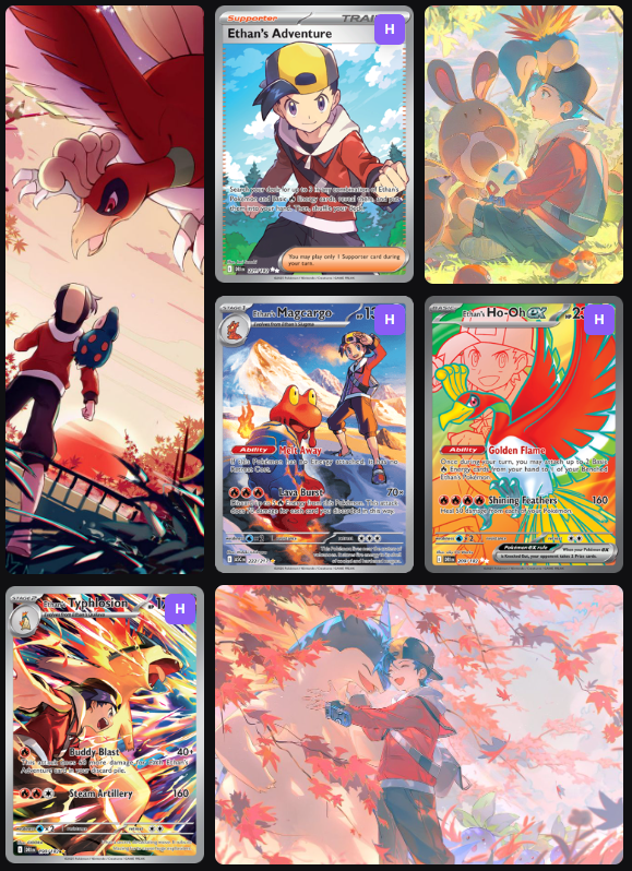 AnimeJessica's tweet photo. Haven't streamed in a long time so let's remedy that! Come plan Michi Pokémon card binder pages with me using my vintage cards! If you don't know what that is, here is a sample photo of a page I have created. Come chill, relax and help me do this! https://t.co/I9kCRofJPG https://t.co/XzJGgxu4qq