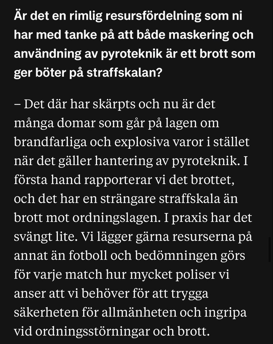 daftypunk0's tweet photo. Relevant fråga som inte får ett svar. Mig veterligen har ingen, utom möjligtvis ”brännaren” själv, skadats av en bengal på GFA, någonsin. Har aldrig känt en fara för brand eller explosion någon gång under alla år på Sydostkurvan. https://t.co/aF3nnBxBbq