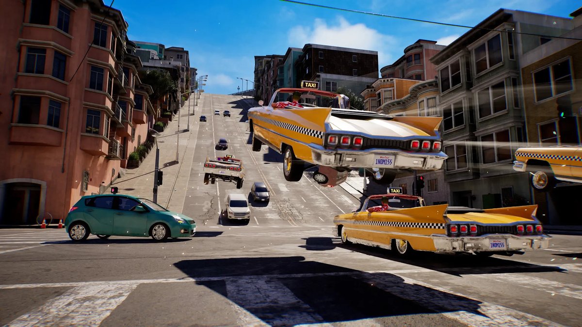 denfaminicogame's tweet photo. 『クレイジータクシー：ワールドツアー』クローズドネットワークテストへの参加募集が開始。シリーズ初となるオンラインマルチプレイモードを一足先に楽しめる
https://t.co/B6wbwovHgt

テストは日本語にも対応。最大6人で賞金を競い合うモードと、2チームに分かれて対決する2つのモードを体験可能 https://t.co/aziu5GTzjc