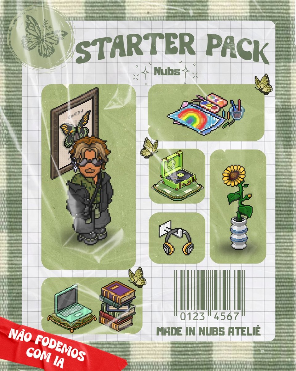 nubs_atelie's tweet photo. ★Novos produtos Nubs Ateliê★
Estamos abrindo encomendas pra vc ter o seu #starterpack com todos seus gostos personalizados dentro de uma caixinha ou fazer pra alguém q vc ama e mandar em alguma data comemorativa.
Espero que gostem 💚✨🦋 https://t.co/EDunG92DMk