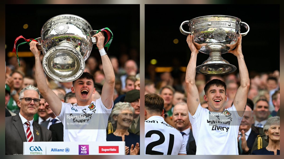 Garrymoregaa's tweet photo. There are no words to describe how proud our rural Club are of our two All Ireland winning players! Both lads put in amazing performances on Sunday which helped Mayo end a 75 year famine. Congrats to Enda also who was named on the Sunday Game Football Team of the Year. https://t.co/ABPSrlJesv