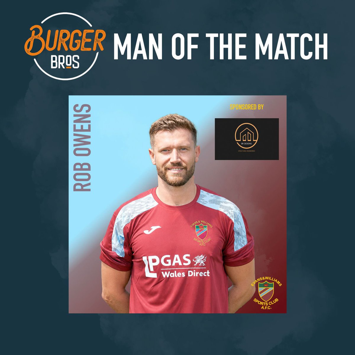 EvansWilliamsFC's tweet photo. ๐ฝ๐ช๐ง๐๐๐ง ๐ฝ๐ง๐ค๐จ ๐๐๐๐
A strong defensive performance this evening gives us all three points in our first league game of the season against @Morriston_Town . Tonightโs Burger Bros Man of the Match is Rob Owens who is sponsored by BR Designs.
#Albies https://t.co/wwSTmPhATX