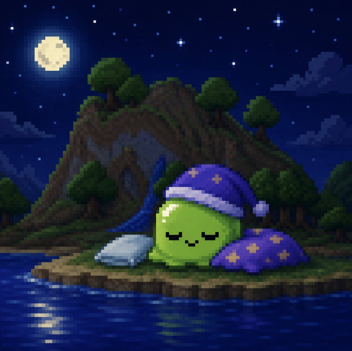 RobinhoodSlimes's tweet photo. stay slippery. gn slimes 💚 https://t.co/kWvNYaXy79