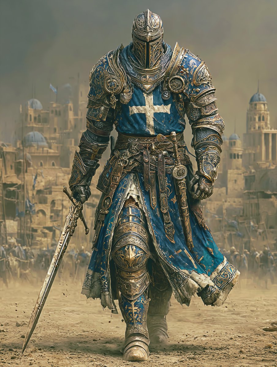 Alfred_Denes's tweet photo. - Holy Knight in Ancient Desert City - https://t.co/fd6Zy7TGfa