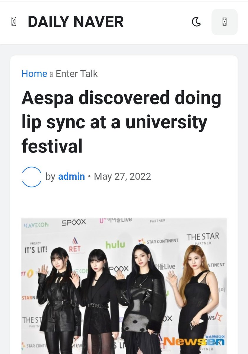 asheslovesme's tweet photo. I dont think aespa is singing https://t.co/OibBYfCBQh
