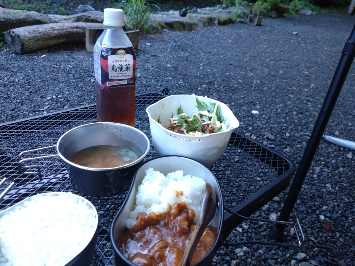 ganba2005's tweet photo. キャンプ場の朝と外飯は、美味いし
自然は月1は、あじわいたいもんだ🏕 https://t.co/dxoUUPbMP1