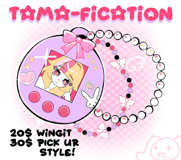 icigobunny's tweet photo. ur paying to have your oc turned into a little tamagotchi, with trinkets to match! get a transparent version for printing and making and actual keyring if u want + the bg version for online posting!a bit more rendered than the example following my fluttershy drawing aesthetic. https://t.co/G59qUW8ojM