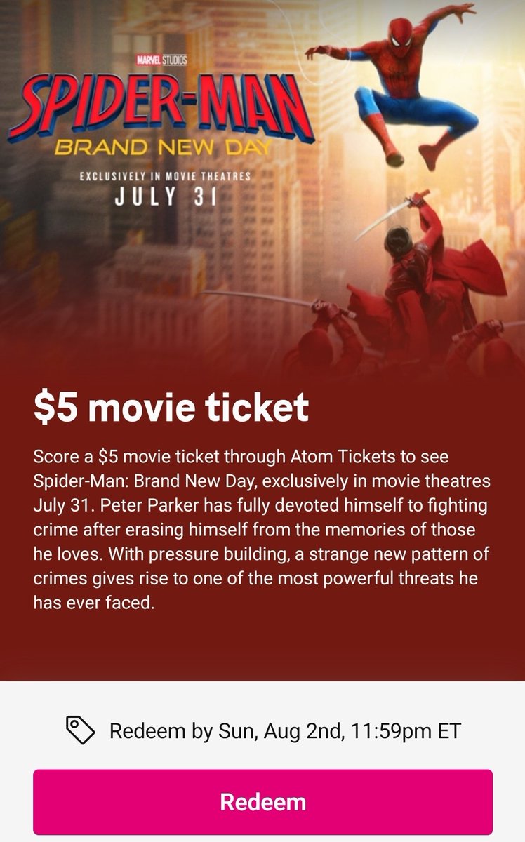 Lizzs_Lockeroom's tweet photo. Hey, T-Mobile folks who also are fans of Spider-Man... $5 tickets are available #TMobileTuesdays https://t.co/O2GIHuEM4V