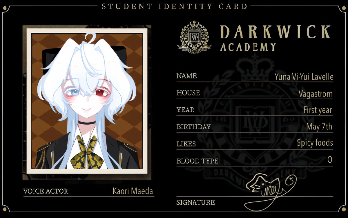 kurosagiyuna's tweet photo. ꒰  𝐒𝐭𝐮𝐝𝐞𝐧𝐭 𝐈𝐃 ❄️
   ⎯୬    ׅ   changed her name &amp; design ( again ) lmaoo .. last one I promise
#レオシ🎧🪼 #tkdbyume #tkdb夢 #tkdboc https://t.co/FS6vmYHKuW