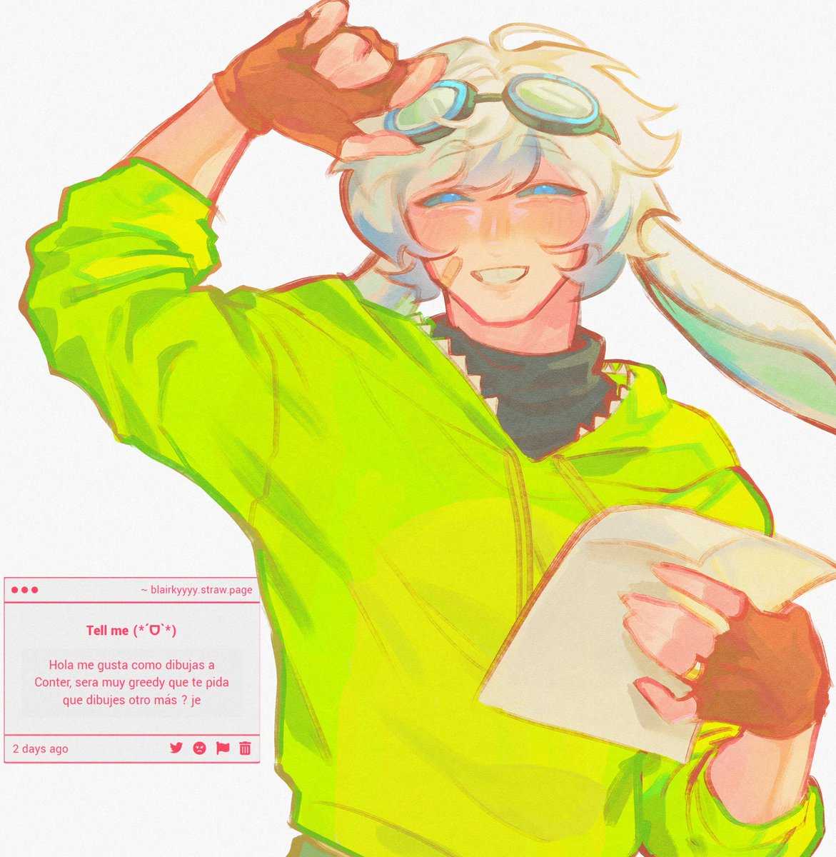 Blairky's tweet photo. Debe ser de los peores diseños del furro pero gracias :3
Dibujo rapido 
#conterstinefanart https://t.co/GvI5JNJxHU