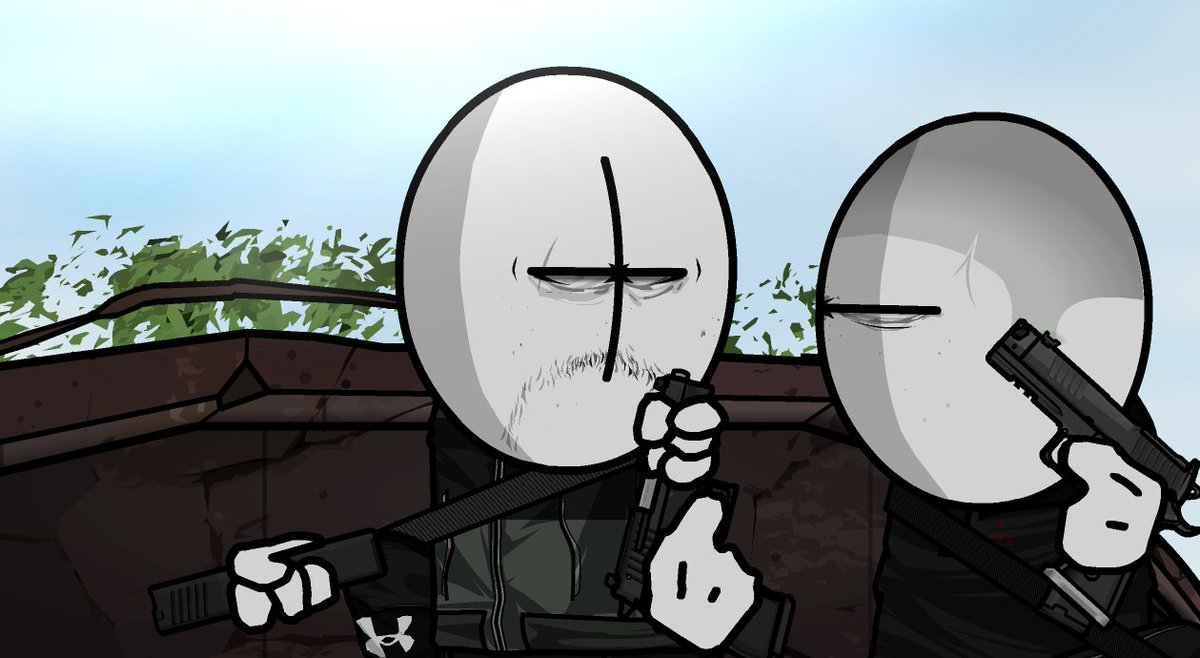 DZIADEK_NIHIL's tweet photo. Me and my friends working on a small project we're calling "Madness: Combatant Syndrome", which is showing story about trio of ex-military, who can't live in normal society anymore. We're trying to finish it until MD2026 https://t.co/6Zyjli7pnS