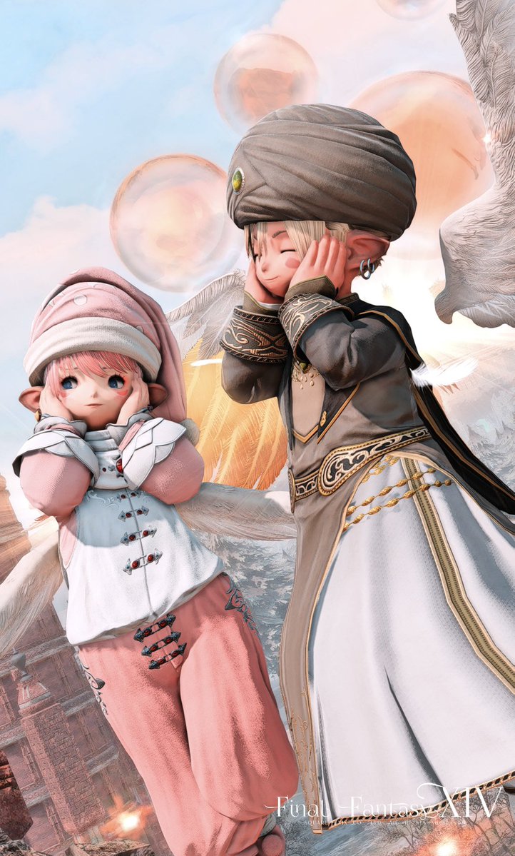 yuni_lalapink's tweet photo. #おはララ

水曜日おはゆに🍧❣️

今日は結婚記念日💍いつもありがとう！
これからも幸せな家庭を築いていく❣️

クレセントアイル楽しかったー！
南征編で強化したヒラ装備、北征編でさらに強いのと交換できたから早速着てみた！

あと極コンプ6枚羽マウント貰った！

#ゆにちゃぼ #ララフェル #FF14 https://t.co/VDkZ2eKY88