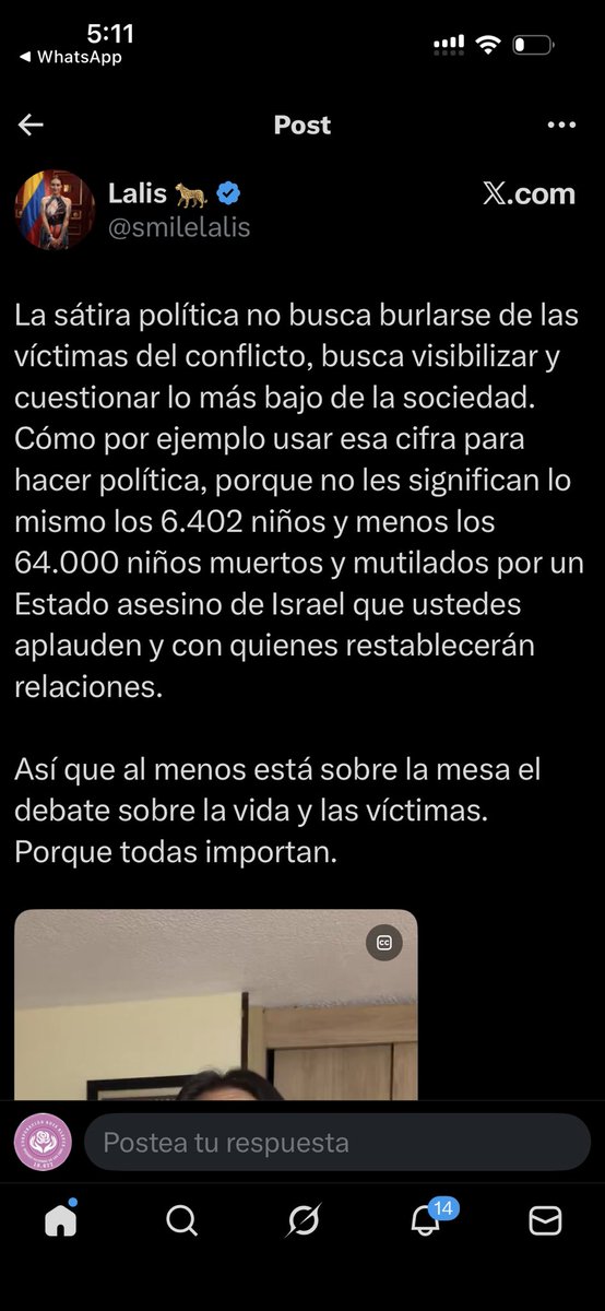 CorpoRosaBlanca's tweet photo. Justificar un atropello tan desgarrador para las víctimas es inaceptable. Lo que sí nos dice es que la izquierda y el pacto histórico, no tienen ningún respeto a la dignidad de las víctimas. Somos una burla más. https://t.co/70fqISLkum