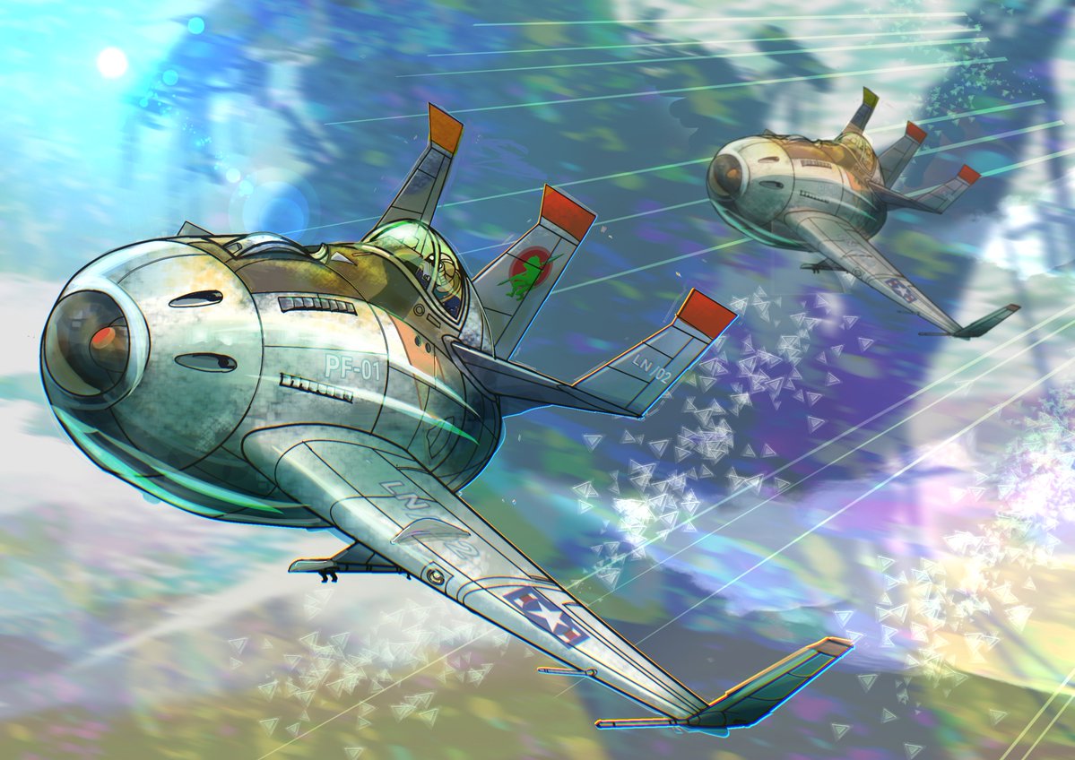 UjhXrf8's tweet photo. #戦闘機 #架空戦記 #aircraftfighterproject #fighterplane #XF85 B35爆撃機の格納庫から発進し帰還する着陸脚のない戦闘機です。できるだけコンパクトにするためカワイイ形になった戦闘機です。ガンダムでミデア輸送機から発進するコアファイターのようですね。 https://t.co/m6spuIWiw6