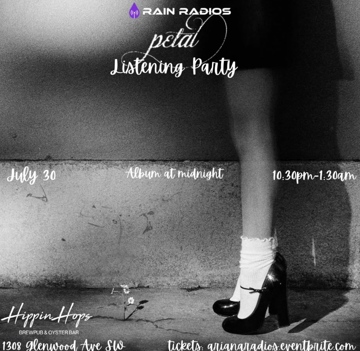 rainradios's tweet photo. @PopBase Fellow Arianators please help us spread the word for our Petal listening parties in ATL and Dallas! https://t.co/3AEDT3KhUN
