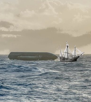 ApoStructura's tweet photo. The Santa Maria for scale.

Columbus’ ship measured only 18m from bow to stern, less than half compared to Starship which is 50m long. https://t.co/QmrkVjoijT