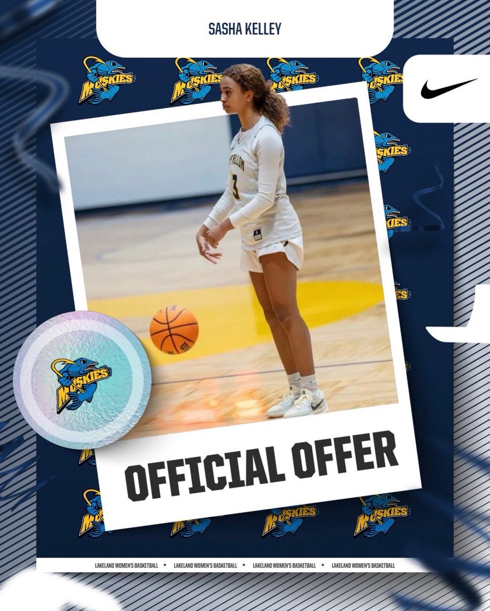 sashafierce0108's tweet photo. After a great conversation with Coach Lona and Coach Nyah and an amazing visit, I’m blessed to receive an offer from Lakeland University! Thank you @wbbcoach_lona and @coach_nyah  for this opportunity and for believing in me. 🐠🏀🩵#gomuskies #agtg https://t.co/2bNlkSwXS9