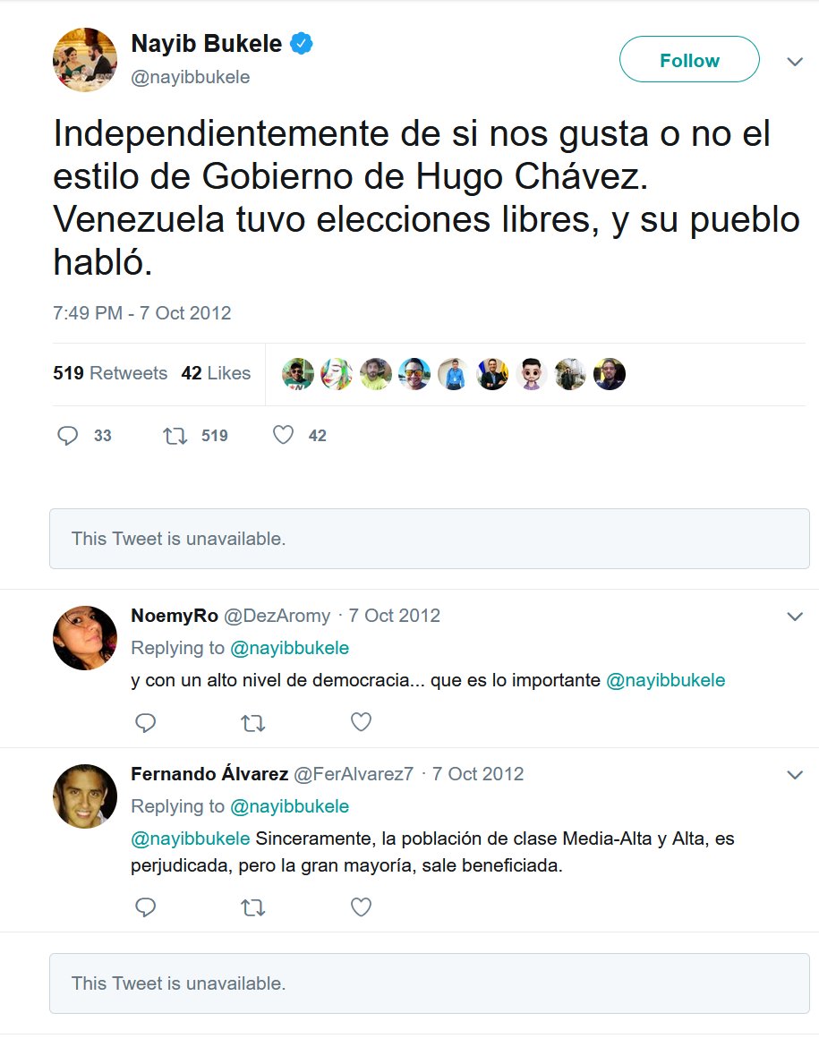 JAlbano_'s tweet photo. @CubaMINREX Este es el post de @nayibbukele  ferviente admirador… hasta que dejó de serle políticamente conveniente. https://t.co/Ow1INXbJkg