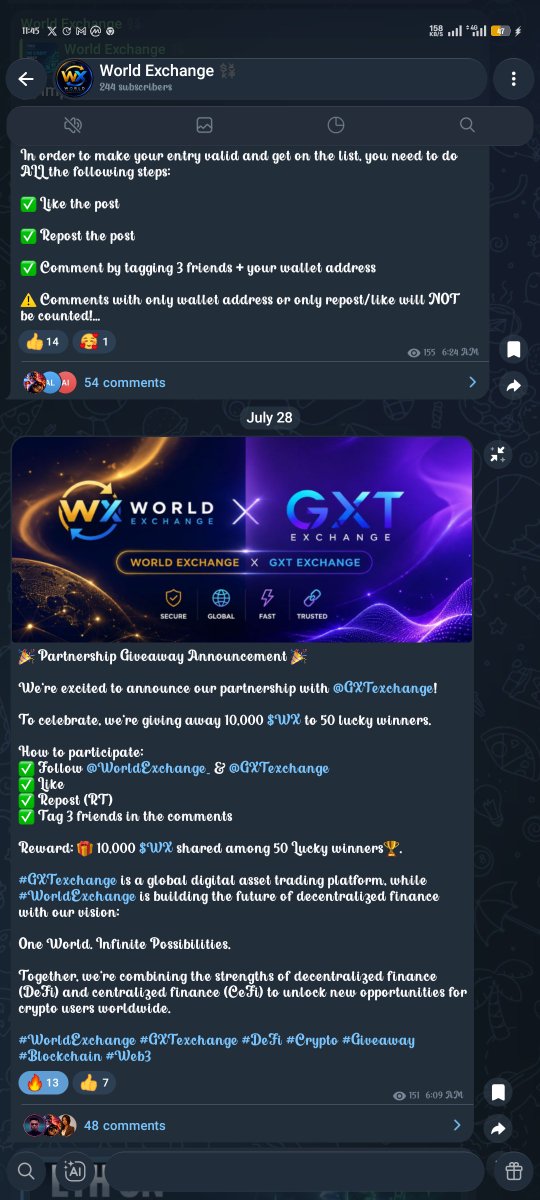 Bcryptonight_'s tweet photo. @WorldExchange_ All done ✅ https://t.co/hiqHYGVwhj