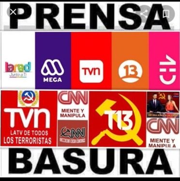 BrubettiParis's tweet photo. @sasator Dueños de CNN y Chilevisión son Judios sionistas argentinos
Compraron para continuar dividiendo a ciudadanos en Chile
#ApagaCNN
#ApagaCHV https://t.co/BLhz543d0K