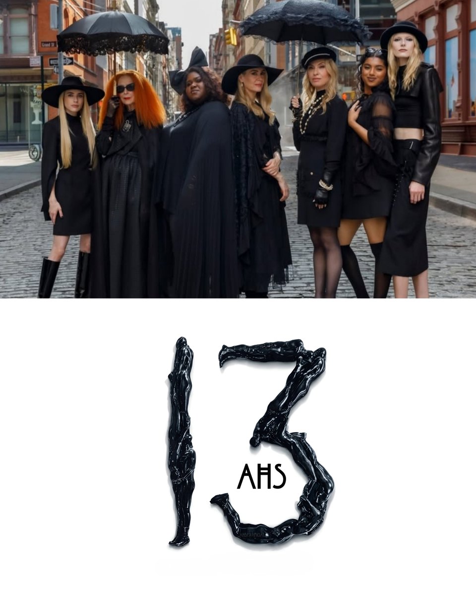 screenscaps's tweet photo. 🚨 O que já sabemos sobre a 13ª temporada de American Horror Story (intitulada "13"):

• Não é a última temporada.
• Estreia 24/09 (Disney+ Brasil).
• Terá 13 episódios (3 lançados por semana).
• Não será uma continuação de Coven. Vai juntar TODAS as temporadas.
• Definida por Ryan Murphy como "tipo Os Vingadores: todos se juntam para derrotar o mal supremo".
• O roteiro está sendo escrito há ANOS; Jessica Lange, que não pretendia mais voltar à série, mudou de ideia após ler o material.
• O criador destacou o simbolismo e a superstição que o número 13 carrega.
• A temporada será uma grande homenagem aos fãs de AHS.
• Personagens que os fãs nunca imaginariam que voltariam estarão de volta.
• Sarah Paulson retorna com 7 personagens, Evan Peters com 5, e Jessica Lange reprisa TODOS os seus papéis anteriores.

#AHS #AHS13 #AmericanHorrorStory