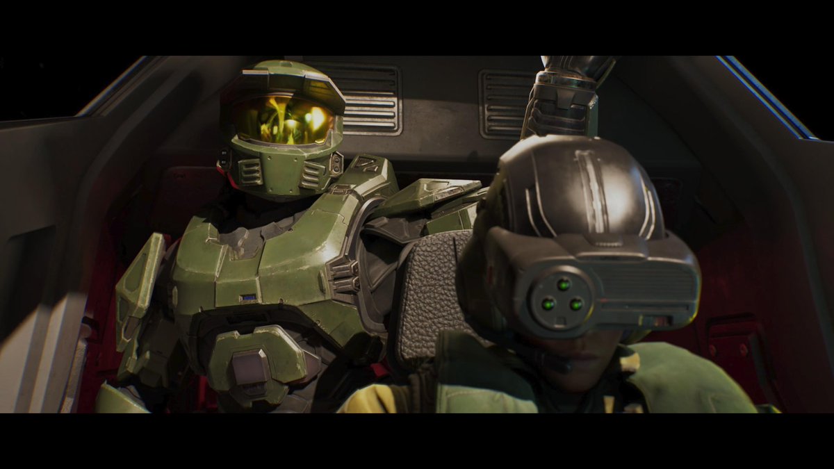 Azlaar's tweet photo. So surreal to play Halo on PS5. https://t.co/r8BpL5ml63