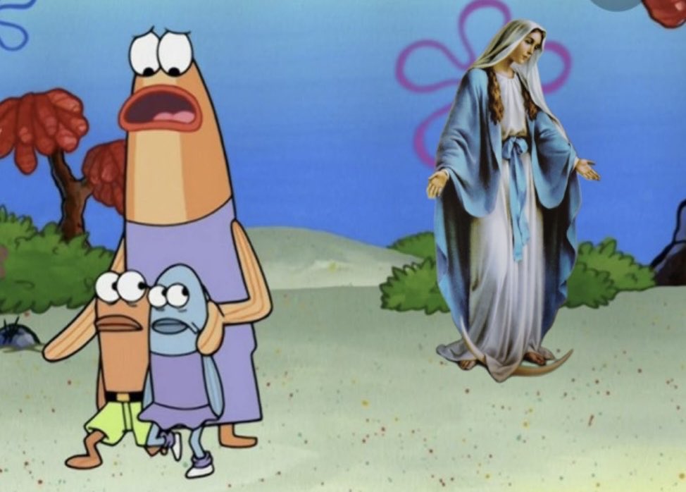 zelda928093's tweet photo. How some Christians treat Mary even though she’s literally the loving Mother of God. https://t.co/VcpymjT7QF