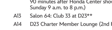 ericthomaschu's tweet photo. Like why even list this on the map if 99% of the attendees won't be able to enter this #Club33 Lounge at #D23? https://t.co/4bHpOfgUR9
