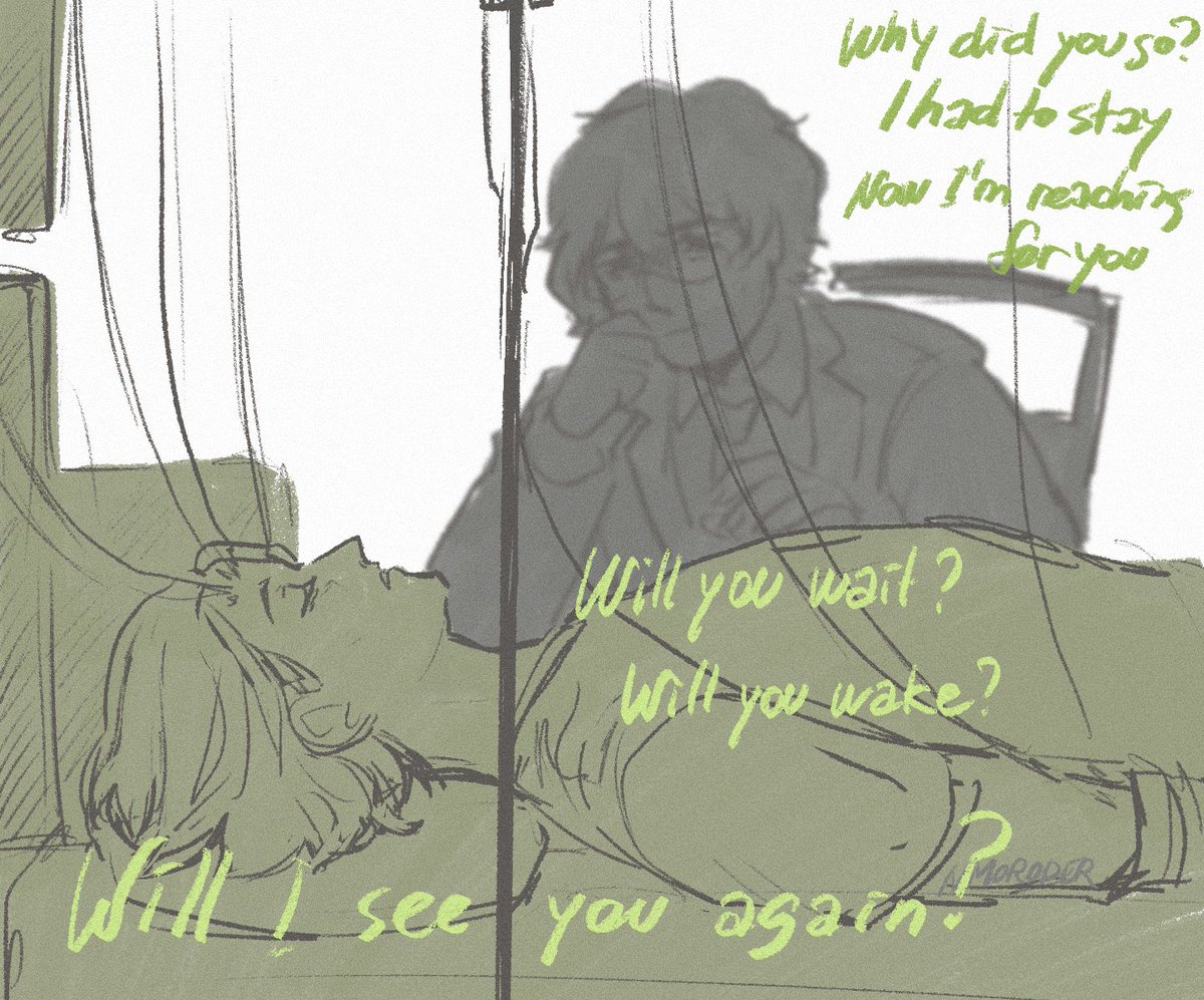 nmoroder_main's tweet photo. sketches on rp stuff. lyrics from "hymn for the missing" by red

- library of ruina / hoknetz (bengio?) https://t.co/b2yKSbV776
