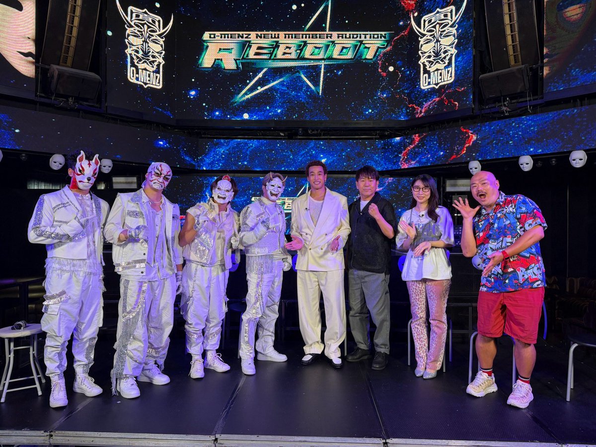 kurochan96wawa's tweet photo. 本日
7月29日(水)
MX
【Ｏ－ＭＥＮＺ　新メンバーオーディション「ＲＥＢＯＯＴ」】
20時57分～21時25分

更なる試練が待ってるしんよー！

#REBOOT
#OMENZ
#TOKYOMX
#関口メンディー
#クロちゃん
#藤本敏史
#ハシヤスメ・アツコ https://t.co/BooXEuMgoK
