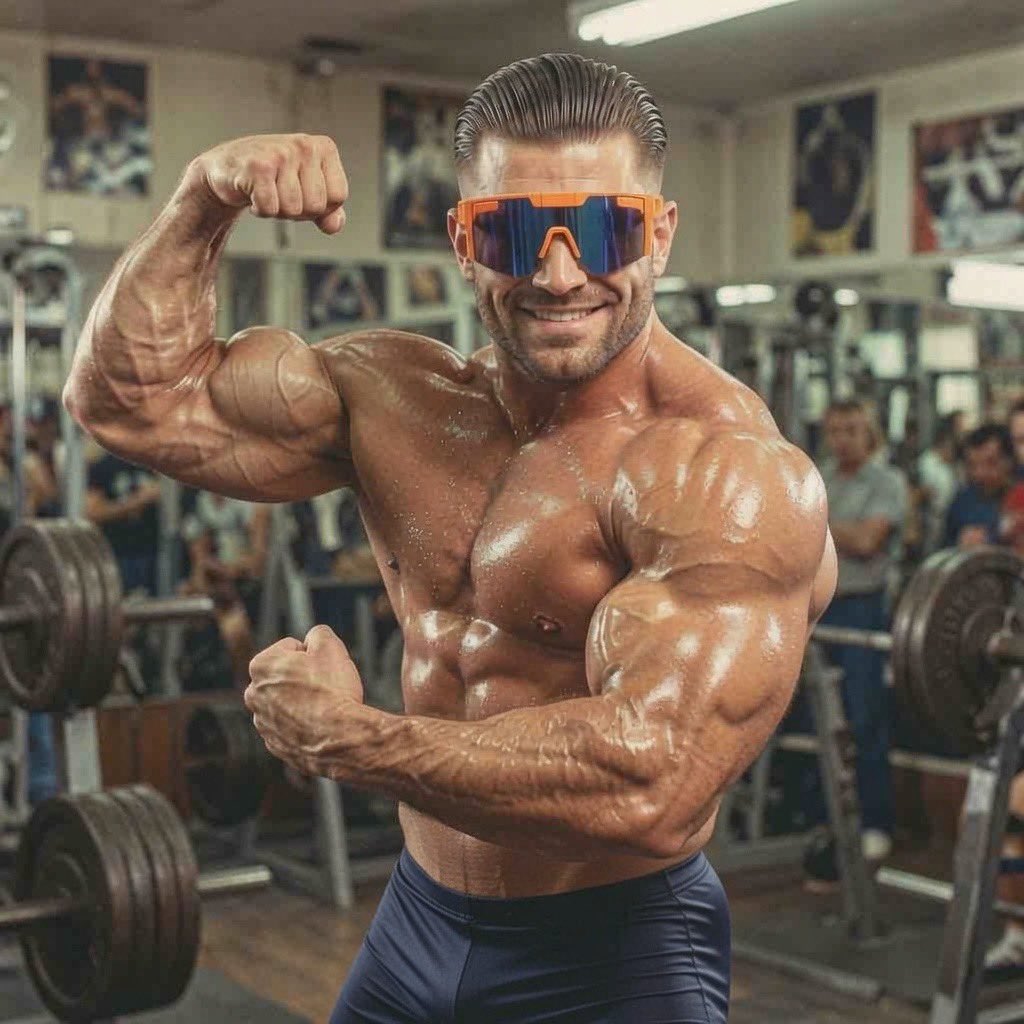 EliMcSwole's tweet photo. Got that post-Pumping Iron clarity after getting swole at Gold’s Gym. . 
If you don’t, then what kind of Low T church lady of the male sex kind of aerobics are you even doing?!?! 

#PumpingIron
#WBSMaxxing
#THISISAGOLDSGYMNOTABABYGYM https://t.co/2lUBa7Dk6K