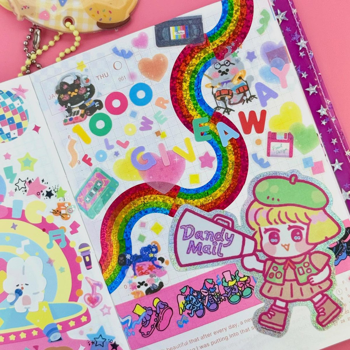 dandy_mail_'s tweet photo. RESTOCKED❣️❣️❣️❣️
FIVE of our Dandy Mail x Dinga Mart sticker sheets are back in stock!🎉🥳
If you already placed an order this week and wanted one or all of these sheets but they were SOLD OUT don’t worry! You don’t need to place a second order to get them.… https://t.co/1ypx3PPE5j