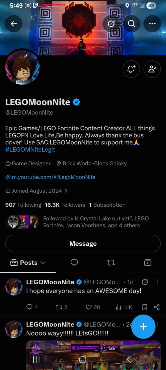 KINGDEADFACE's tweet photo. @BackersGamesF @LEGOMoonNite Hopefully i win if i dont well better luck next time https://t.co/qVX0l1pHTD