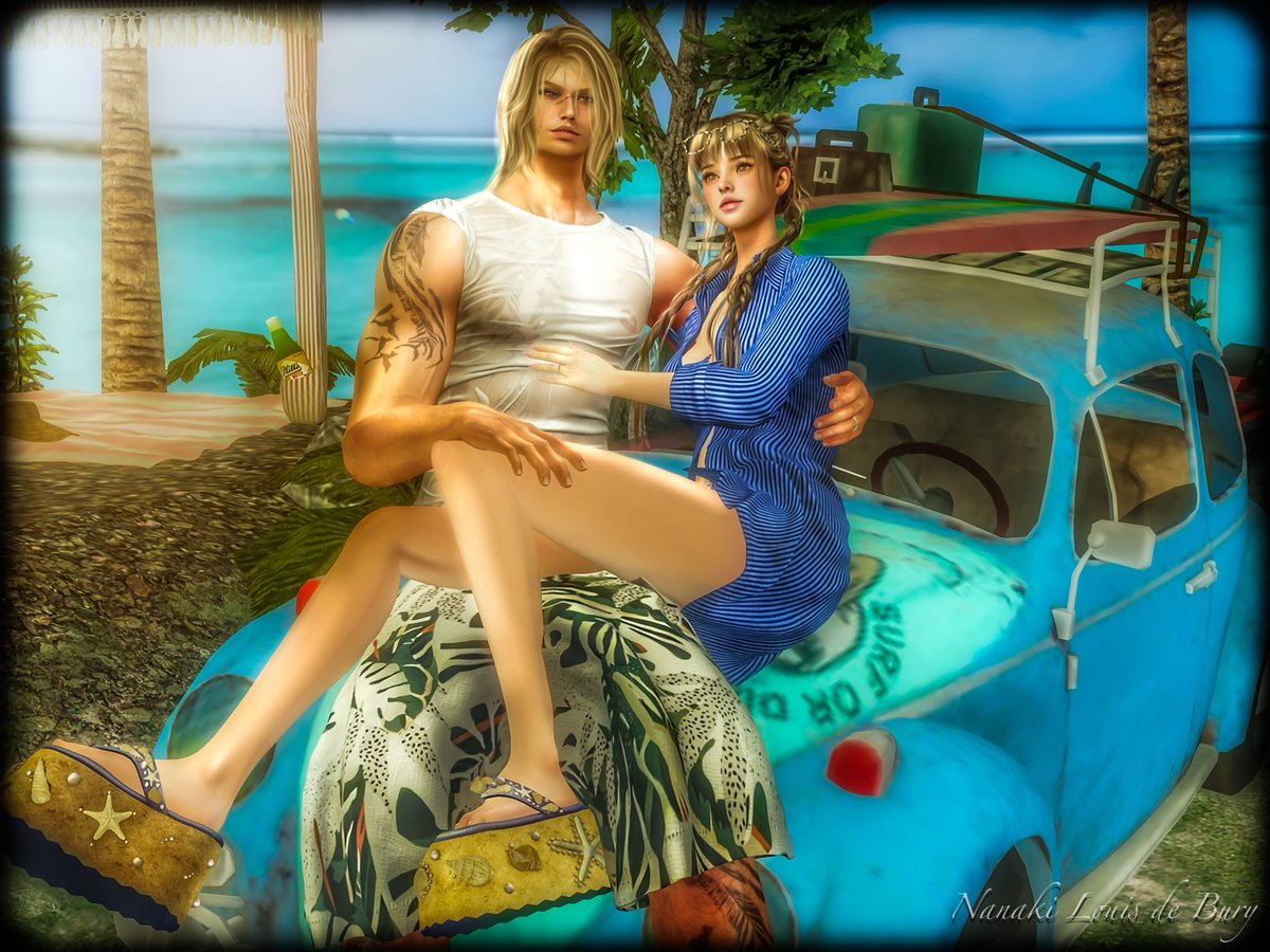 LouisDeBury's tweet photo. #secondlife #SLFeature
credit/ outfit: RIOT, AGATA(@AGATA_mode), hair: Dura(@chiaki_dura), backdrop: N.LOUIS(@LouisDeBury)
*listed: my items only
Summer Beach
This is the BACKDROP currently on sale at "TSS: HELLO SUNSHINE"
included: 10 poses & props https://t.co/ds8qCM5mHk
