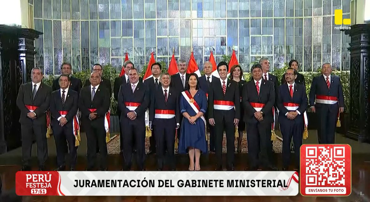 Aderly's tweet photo. 🚨 #AHORA | Este es el primero Gabinete Ministerial de Keiko Fujimori. https://t.co/9s5H51r2z1