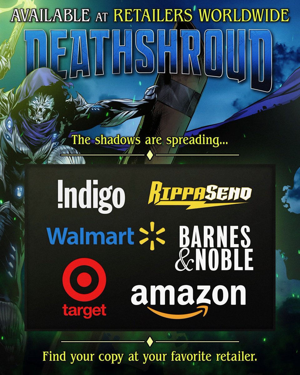 VKMarion's tweet photo. Deathshroud now available at retail stores!!!! Grab your copy today and catch up on the story before volume 2!

#deathshroud #comics #comicbook #vkenmarionart @ChadLarsson @RippaSend https://t.co/EpZhmuV6S2