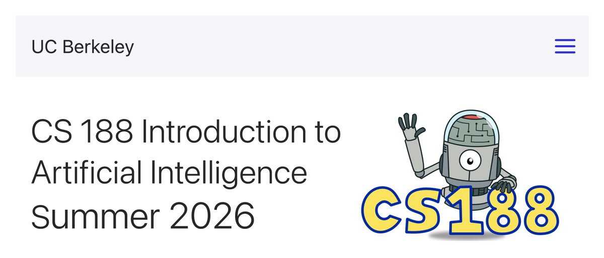 vivekgalatage's tweet photo. CS188: Introduction to Artificial Intelligence from UC Berkeley

https://t.co/tjoruPaCmL https://t.co/kqxttbkYr3