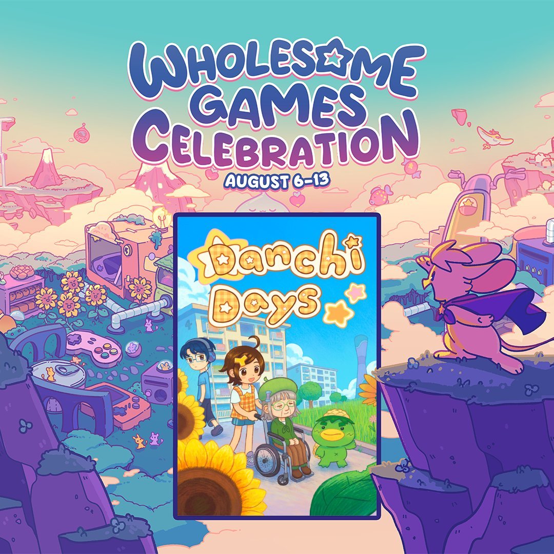DanchiDays's tweet photo. Danchi Days is part of Wholesome Games Celebration starting next week!! We might have some news for you as well, so be sure to check out the event! https://t.co/l82byik19v